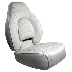 Springfield Fish Pro High Back Folding Seat - White [1041606-1] - BuoyMart.com  Seating Springfield Marine