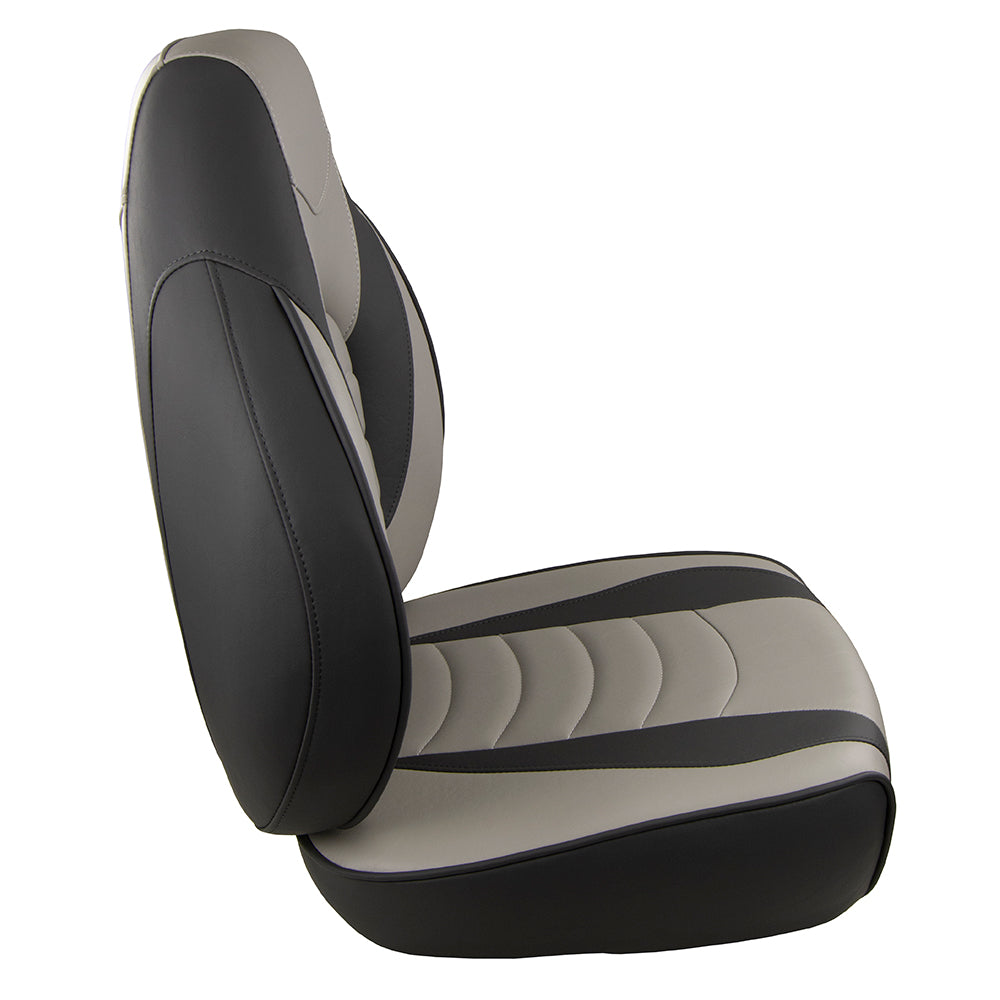 Springfield Fish Pro High Back Folding Seat - Charcoal/Grey [1041634-1] - BuoyMart.com  Seating Springfield Marine