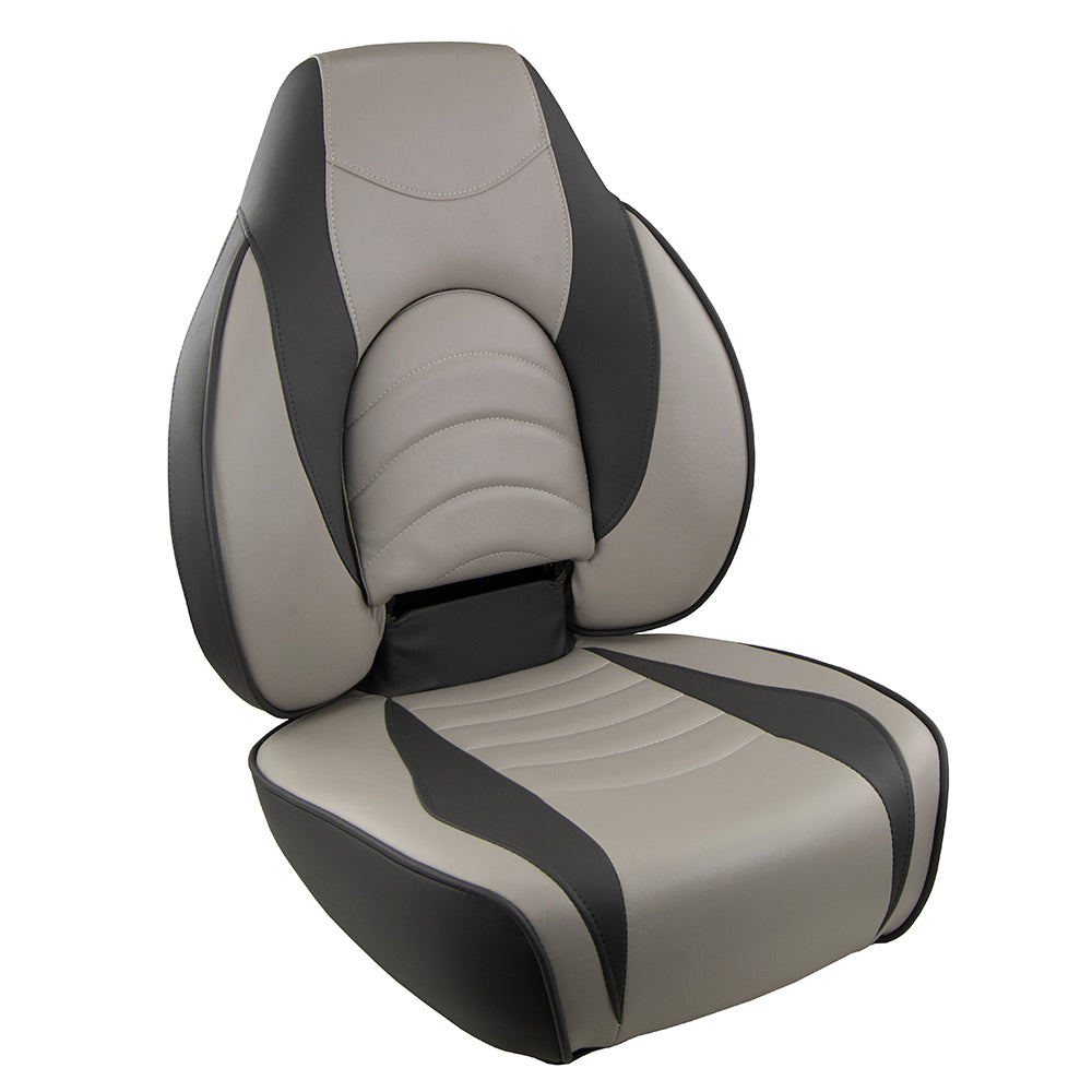 Springfield Fish Pro High Back Folding Seat - Charcoal/Grey [1041634-1] - BuoyMart.com  Seating Springfield Marine