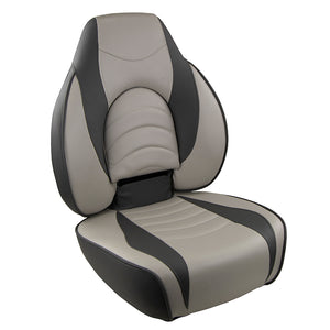 Springfield Fish Pro High Back Folding Seat - Charcoal/Grey [1041634-1] - BuoyMart.com  Seating Springfield Marine