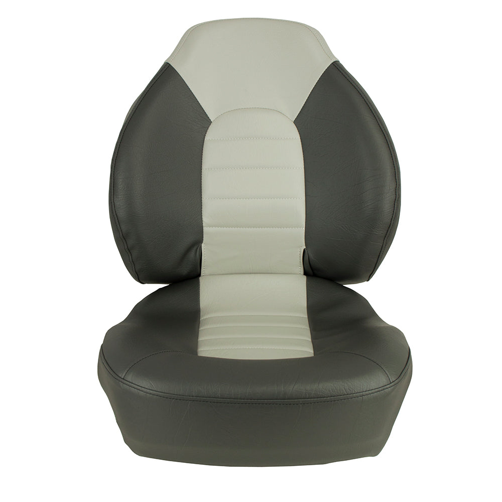 Springfield Fish Pro Mid Back Folding Seat - Charcoal/Grey [1041733] - BuoyMart.com  Seating Springfield Marine