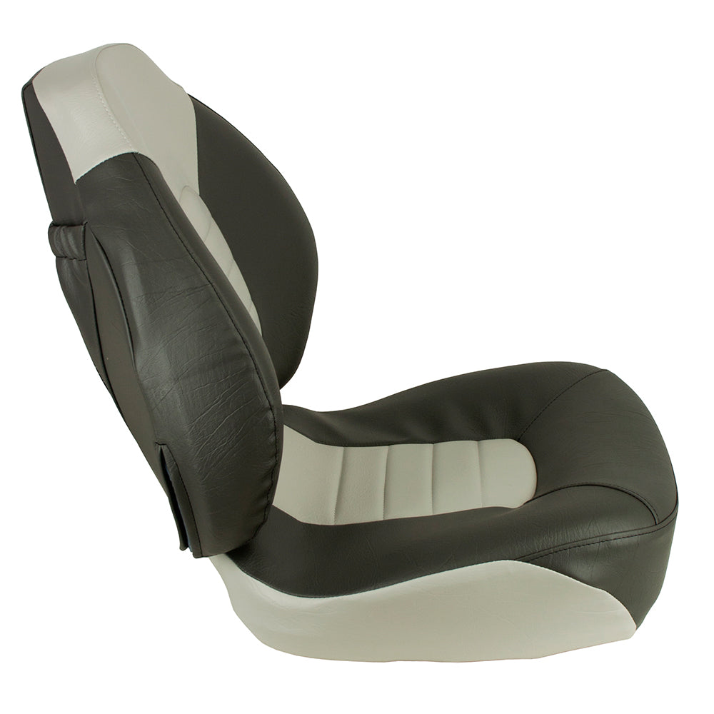 Springfield Fish Pro Mid Back Folding Seat - Charcoal/Grey [1041733] - BuoyMart.com  Seating Springfield Marine