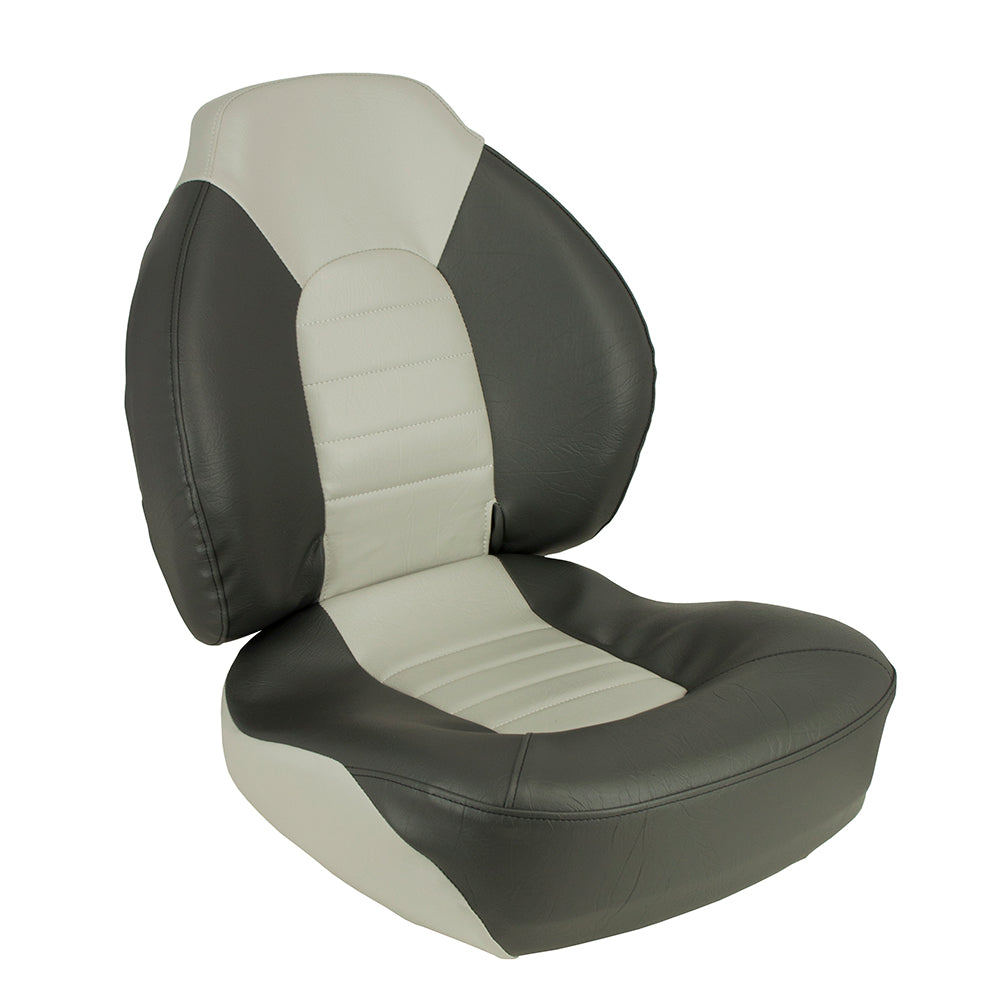 Springfield Fish Pro Mid Back Folding Seat - Charcoal/Grey [1041733] - BuoyMart.com  Seating Springfield Marine