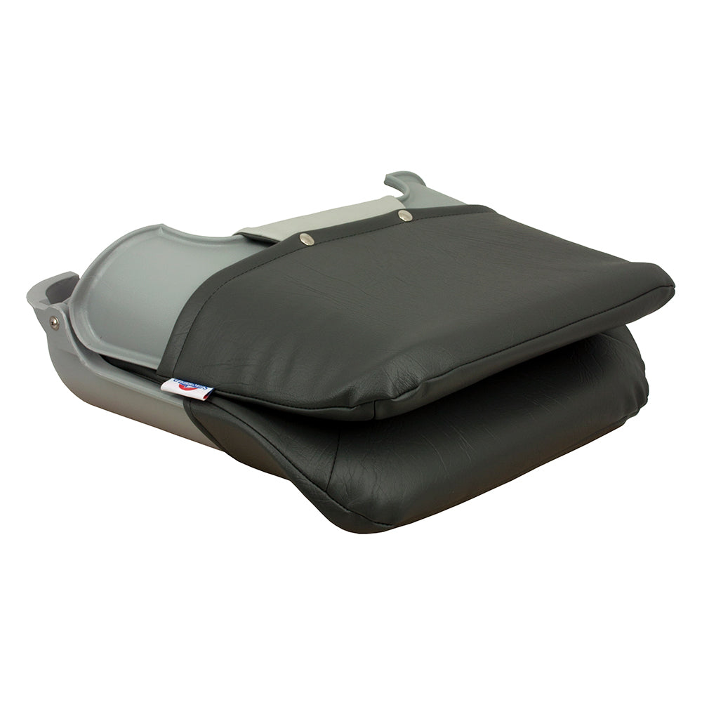 Springfield Skipper Standard Folding Seat - Grey/Charcoal [1061017] - BuoyMart.com  Seating Springfield Marine