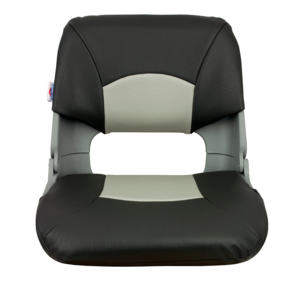 Springfield Skipper Standard Folding Seat - Grey/Charcoal [1061017] - BuoyMart.com  Seating Springfield Marine