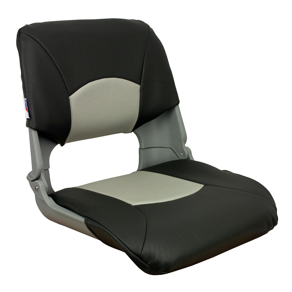 Springfield Skipper Standard Folding Seat - Grey/Charcoal [1061017] - BuoyMart.com  Seating Springfield Marine