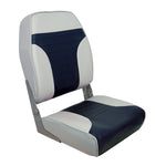 Springfield High Back Multi-Color Folding Seat - Blue/Grey [1040661] - BuoyMart.com  Seating Springfield Marine