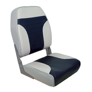 Springfield High Back Multi-Color Folding Seat - Blue/Grey [1040661] - BuoyMart.com  Seating Springfield Marine