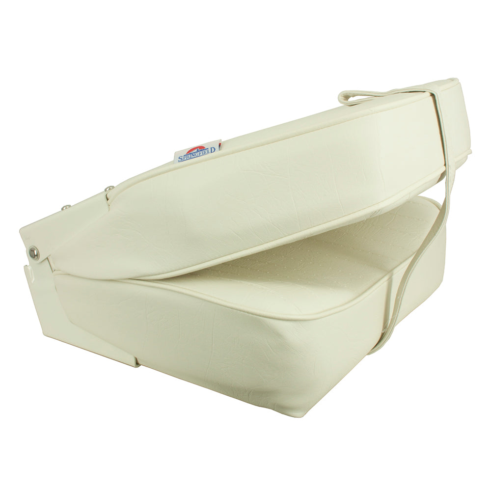 Springfield High Back Folding Seat - White [1040649] - BuoyMart.com  Seating Springfield Marine