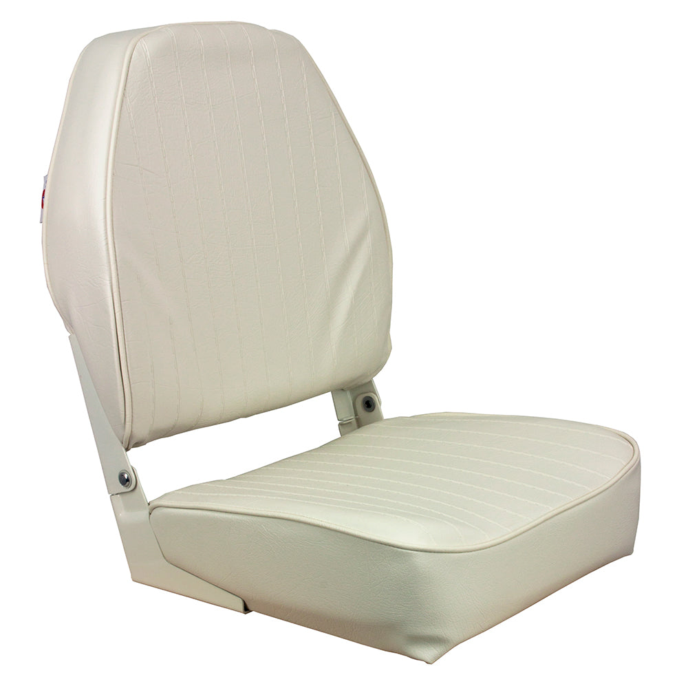 Springfield High Back Folding Seat - White [1040649] - BuoyMart.com  Seating Springfield Marine