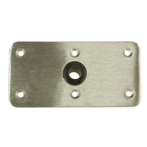 Springfield KingPin 4" x 8" - Stainless Steel - Rectangular Base (Standard) [1620005] - BuoyMart.com  Seating Springfield Marine
