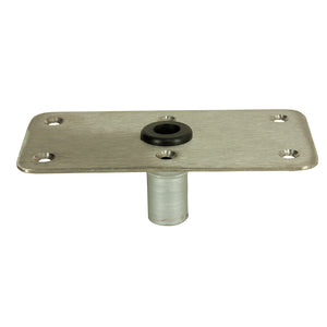 Springfield KingPin 4" x 8" - Stainless Steel - Rectangular Base (Standard) [1620005] - BuoyMart.com  Seating Springfield Marine