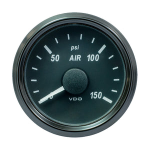 VDO SingleViu 52mm (2-1/16") Air Pressure Gauge - 150 PSI - 0-180 Ohm [A2C3833440030] - BuoyMart.com  Gauges VDO