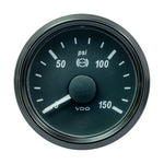 VDO SingleViu 52mm (2-1/16") Brake Pressure Gauge - 150 PSI - 0-180 Ohm [A2C3833480030] - BuoyMart.com  Gauges VDO