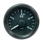 VDO SingleViu 52mm (2-1/16") Brake Pressure Gauge - 16 Bar - 0-4.5V [A2C3832710030] - BuoyMart.com  Gauges VDO