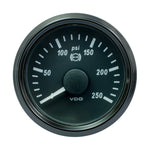 VDO SingleViu 52mm (2-1/16") Brake Pressure Gauge - 250 PSI - 0-4.5V [A2C3832730030] - BuoyMart.com  Gauges VDO