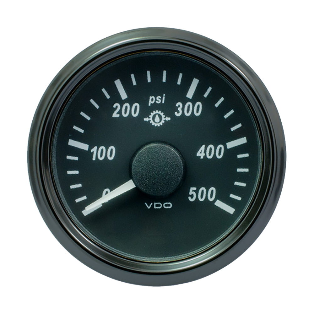 VDO SingleViu 52mm (2-1/16") Gear Pressure Gauge - 500 PSI - 0-4.5V [A2C3832740030] - BuoyMart.com  Gauges VDO