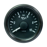 VDO SingleViu 52mm (2-1/16") Oil Pressure Gauge - 10 Bar - 0-180 Ohm [A2C3833170030] - BuoyMart.com  Gauges VDO