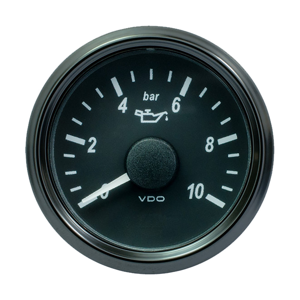 VDO SingleViu 52mm (2-1/16") Oil Pressure Gauge - 10 Bar - 0-180 Ohm [A2C3833170030] - BuoyMart.com  Gauges VDO