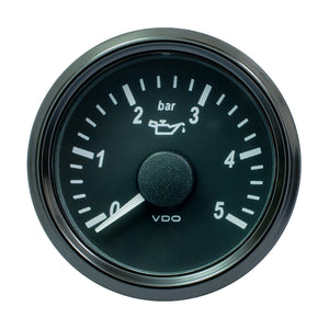 VDO SingleViu 52mm (2-1/16") Oil Pressure Gauge - 5 Bar - 0-180 Ohm [A2C3833160030] - BuoyMart.com  Gauges VDO