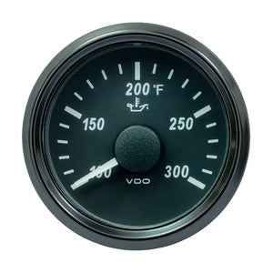 VDO SingleViu 52mm (2-1/16") Oil Temp. Gauge - 300 F - 322-18 Ohm [A2C3833410030] - BuoyMart.com  Gauges VDO