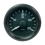 VDO SingleViu 52mm (2-1/16") Water Temp. Gauge - Euro - 120 C - 291-22 ohm [A2C3833330030] - BuoyMart.com  Gauges VDO