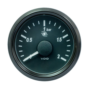 VDO SingleViu 52mm (2-1/16") Turbo Pressure Gauge - 60 PSI - 0-180 Ohm [A2C3833470030] - BuoyMart.com  Gauges VDO