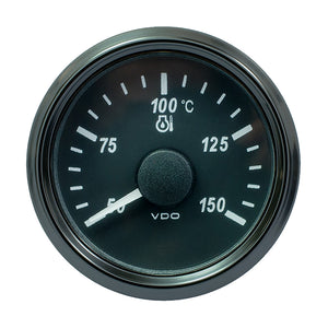 VDO SingleViu 52mm (2-1/16") Oil Temp. Gauge - Euro - 150 C - 322-18 Ohm [A2C3833390030] - BuoyMart.com  Gauges VDO