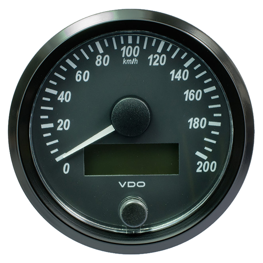 VDO SingleViu 80mm (3-1/8") Speedometer - 200 KM/H [A2C3832940030] - BuoyMart.com  Gauges VDO