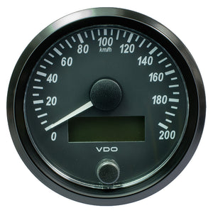 VDO SingleViu 80mm (3-1/8") Speedometer - 200 KM/H [A2C3832940030] - BuoyMart.com  Gauges VDO