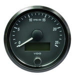 VDO SingleViu 80mm (3-1/8") Tachometer - 2500 RPM [A2C3832970030] - BuoyMart.com  Gauges VDO