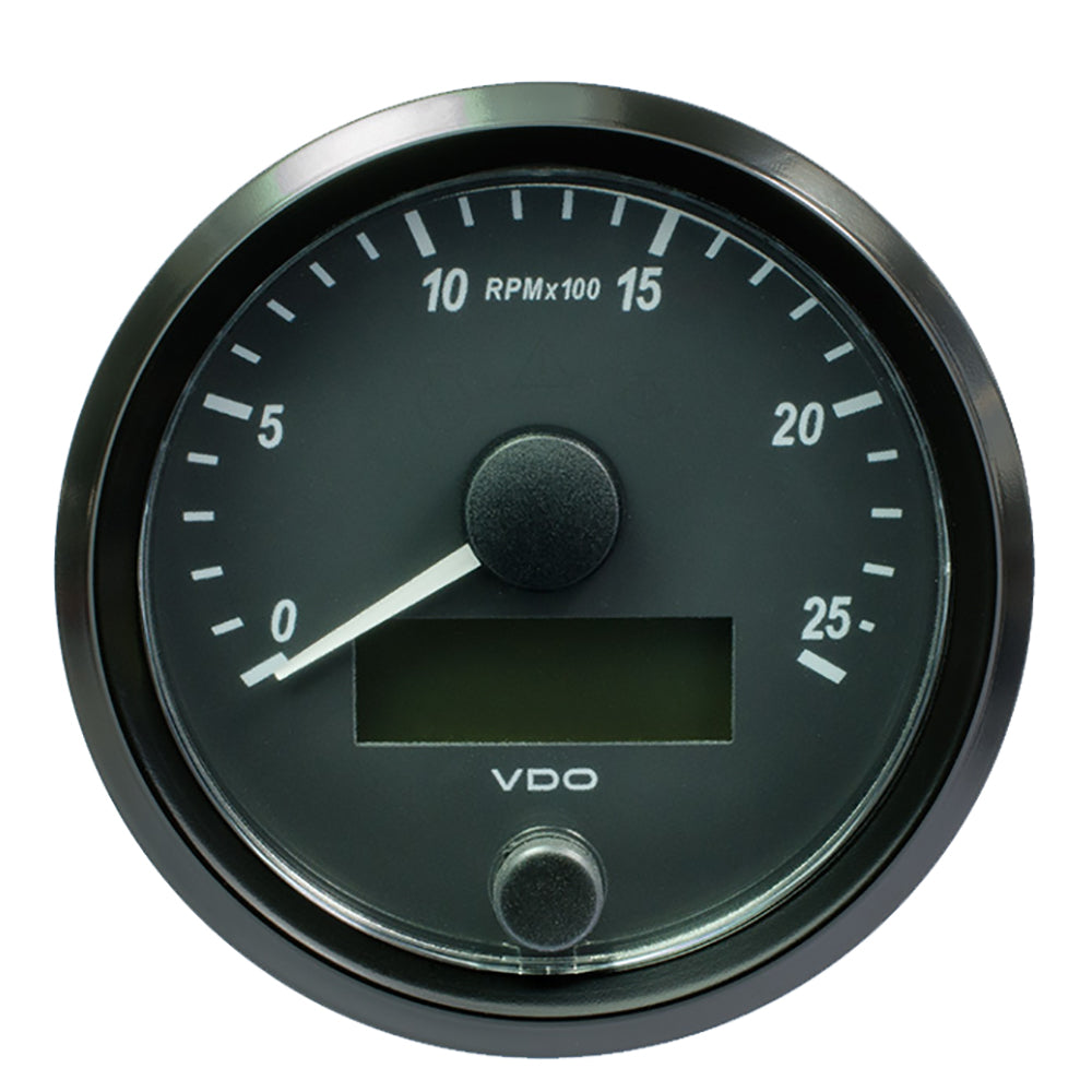 VDO SingleViu 80mm (3-1/8") Tachometer - 2500 RPM [A2C3832970030] - BuoyMart.com  Gauges VDO