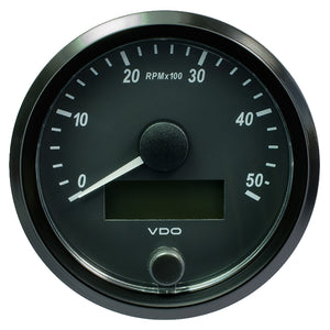 VDO SingleViu 80mm (3-1/8") Tachometer - 5000 RPM [A2C3833000030] - BuoyMart.com  Gauges VDO