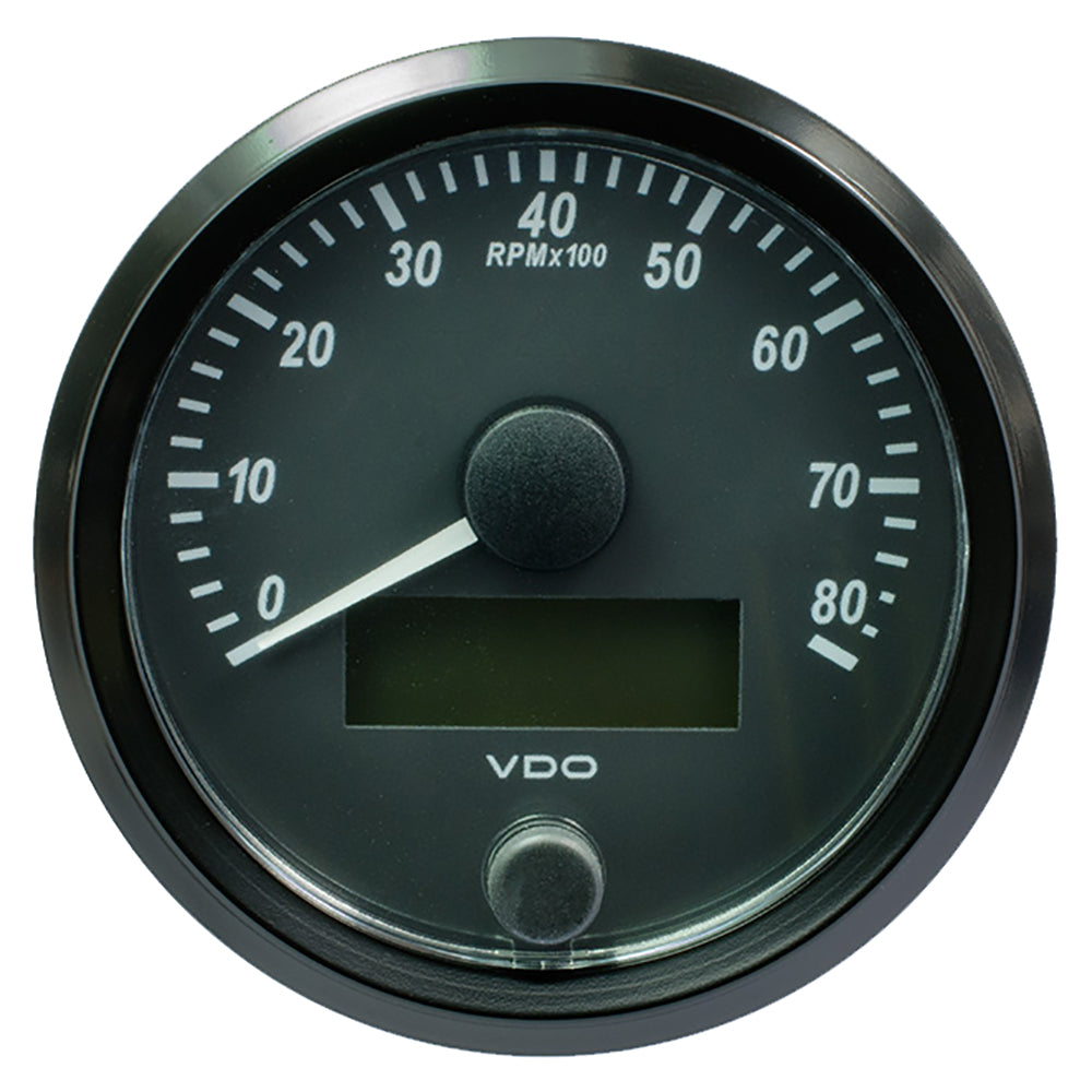 VDO SingleViu 80mm (3-1/8") Tachometer - 8000 RPM [A2C3833020030] - BuoyMart.com  Gauges VDO