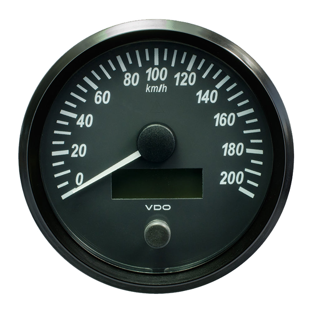 VDO SingleViu 100mm (4") Speedometer - 200 KM/H [A2C3832840030] - BuoyMart.com  Gauges VDO