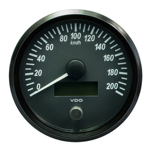 VDO SingleViu 100mm (4") Speedometer - 200 KM/H [A2C3832840030] - BuoyMart.com  Gauges VDO