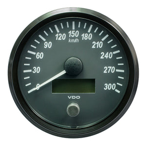 VDO SingleViu 100mm (4") Speedometer - 300 KM/H [A2C3832830030] - BuoyMart.com  Gauges VDO