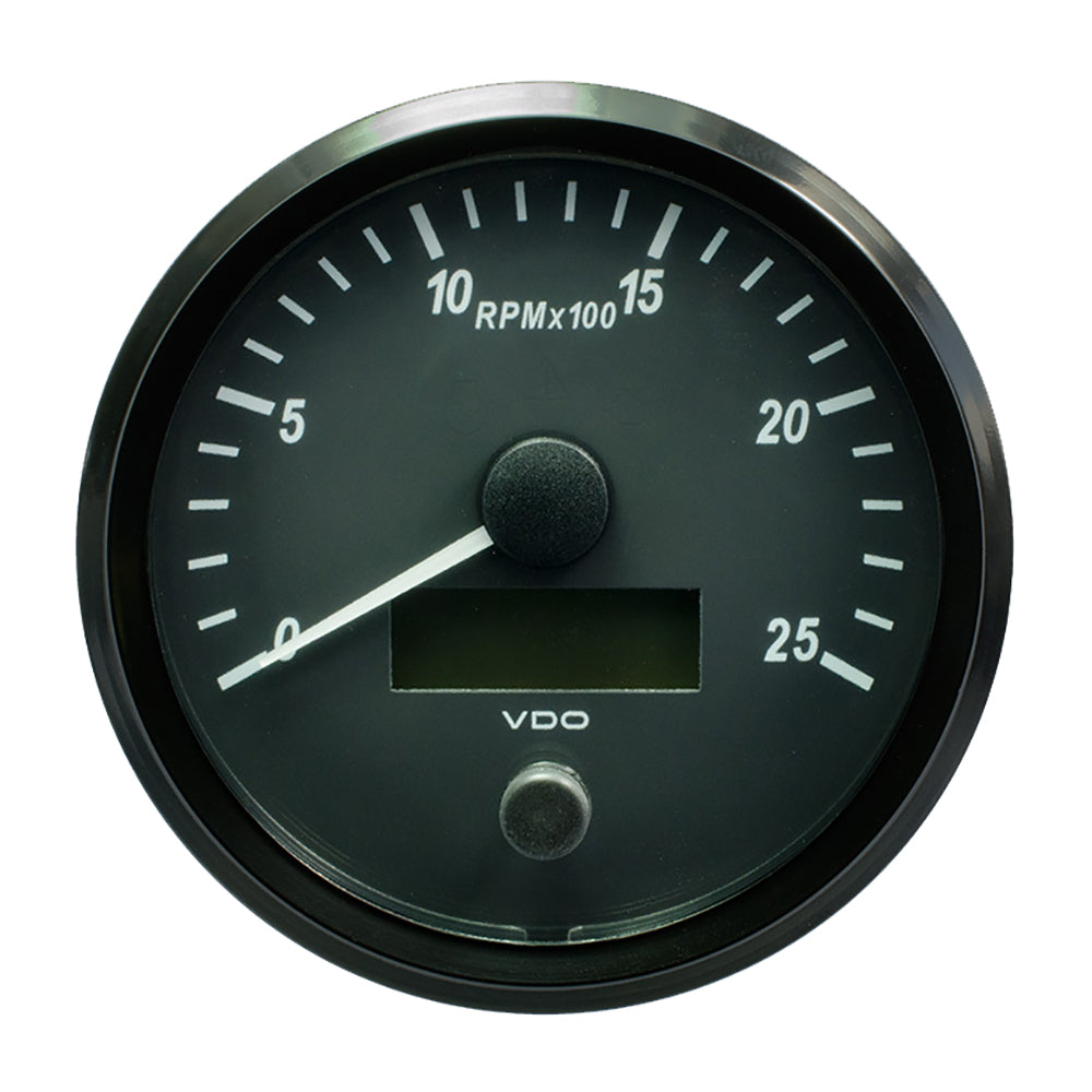 VDO SingleViu 100mm (4") Tachometer - 2500 RPM [A2C3832820030] - BuoyMart.com  Gauges VDO