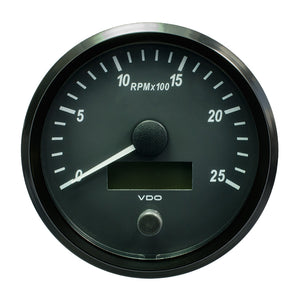 VDO SingleViu 100mm (4") Tachometer - 2500 RPM [A2C3832820030] - BuoyMart.com  Gauges VDO