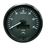 VDO SingleViu 100mm (4") Tachometer - 3000 RPM [A2C3832810030] - BuoyMart.com  Gauges VDO