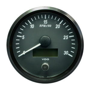 VDO SingleViu 100mm (4") Tachometer - 3000 RPM [A2C3832810030] - BuoyMart.com  Gauges VDO