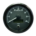 VDO SingleViu 100mm (4") Tachometer - 4000 RPM [A2C3832800030] - BuoyMart.com  Gauges VDO