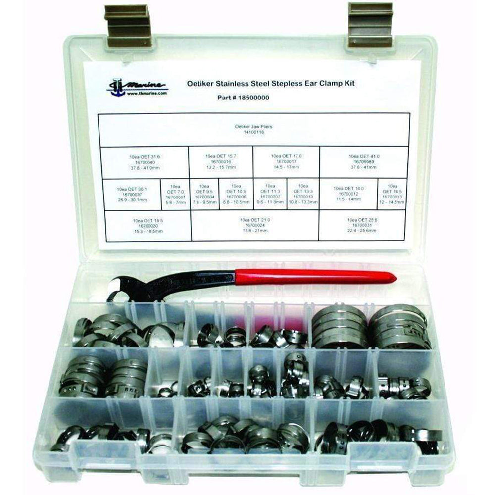 T-H Marine Oetiker Stepless Clamp Kit w/Pliers [18500000] - BuoyMart.com  Tools T-H Marine Supplies