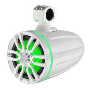 DS18 X Series HYDRO 6.5" Wakeboard Pod Tower Speaker w/RGB LED Light - 300W - White  [NXL-X6TP/WH] DS18