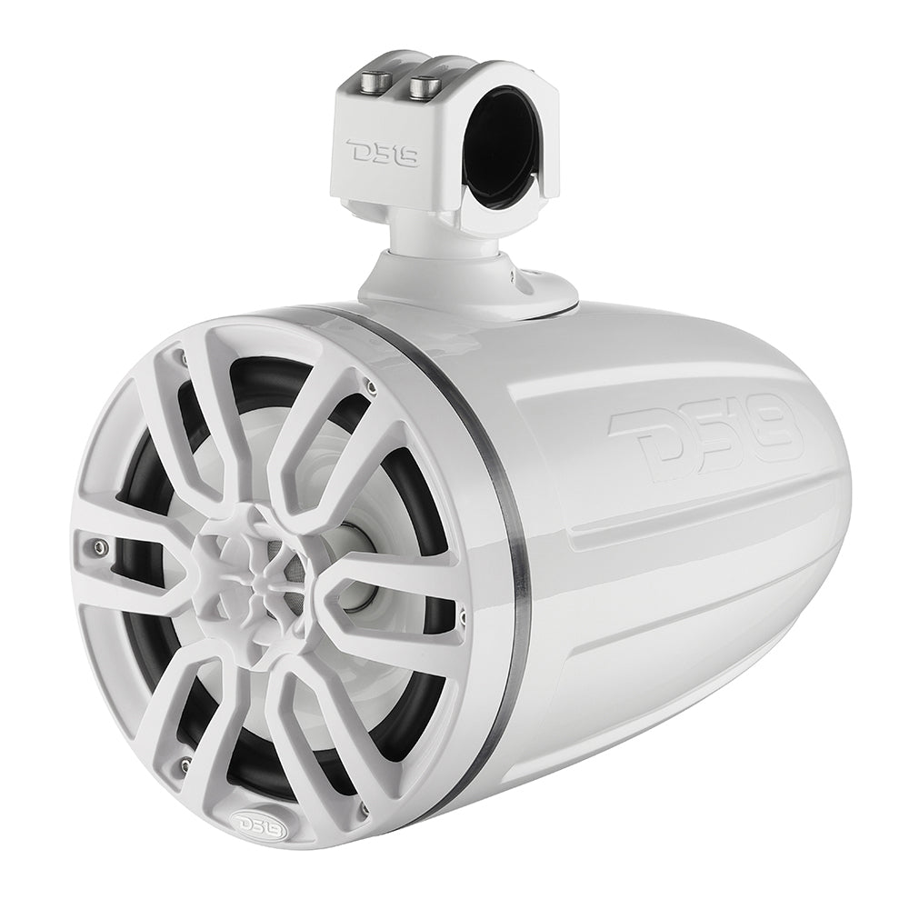 DS18 X Series HYDRO 6.5" Wakeboard Pod Tower Speaker w/RGB LED Light - 300W - White  [NXL-X6TP/WH] DS18