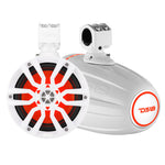 DS18 X Series HYDRO 6.5" Wakeboard Pod Tower Speaker w/RGB LED Light - 300W - White  [NXL-X6TP/WH] DS18