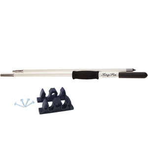Panther 10 King Pin Anchor Pole - 2-Piece - White [KPP100W] - BuoyMart.com  Anchors Panther Products