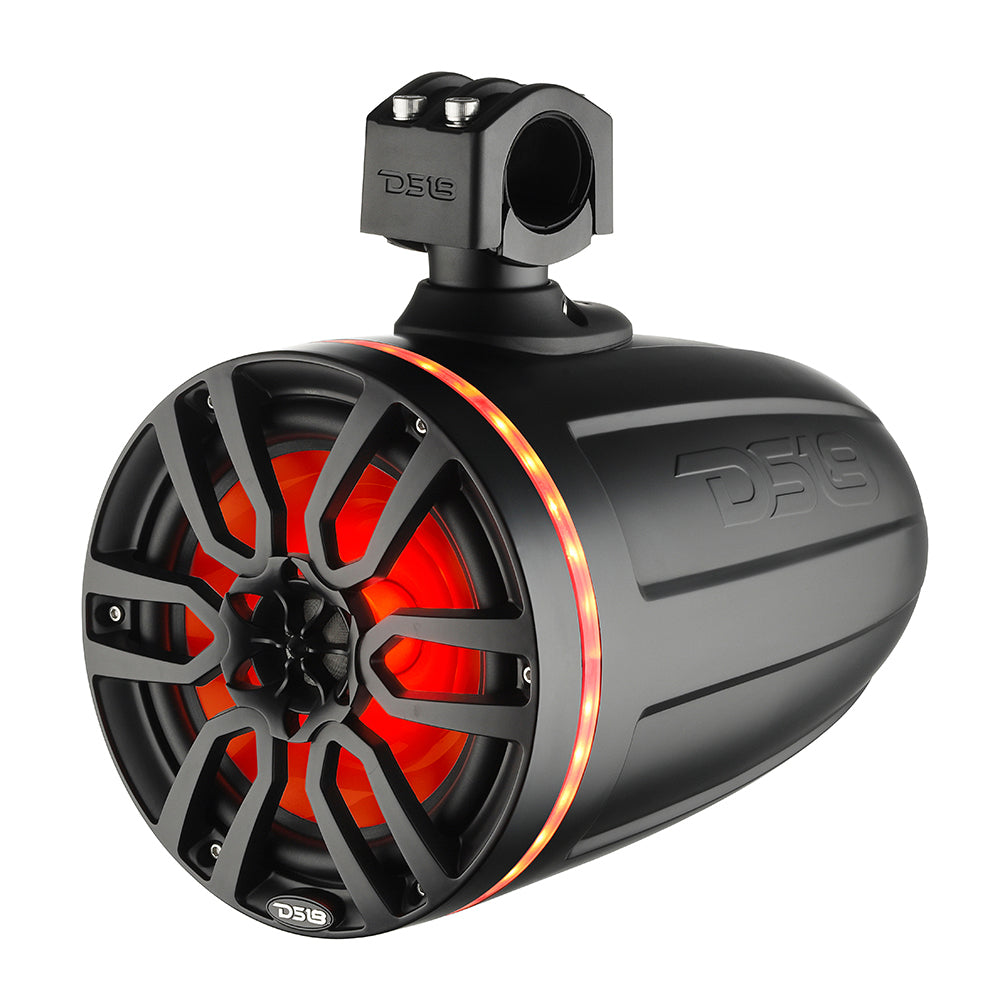 DS18 X Series HYDRO 8" Wakeboard Pod Tower Speaker w/RGB LED Light - 375W - Matte Black [NXL-X8TP/BK] DS18