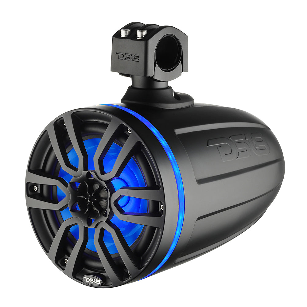 DS18 X Series HYDRO 8" Wakeboard Pod Tower Speaker w/RGB LED Light - 375W - Matte Black [NXL-X8TP/BK] DS18