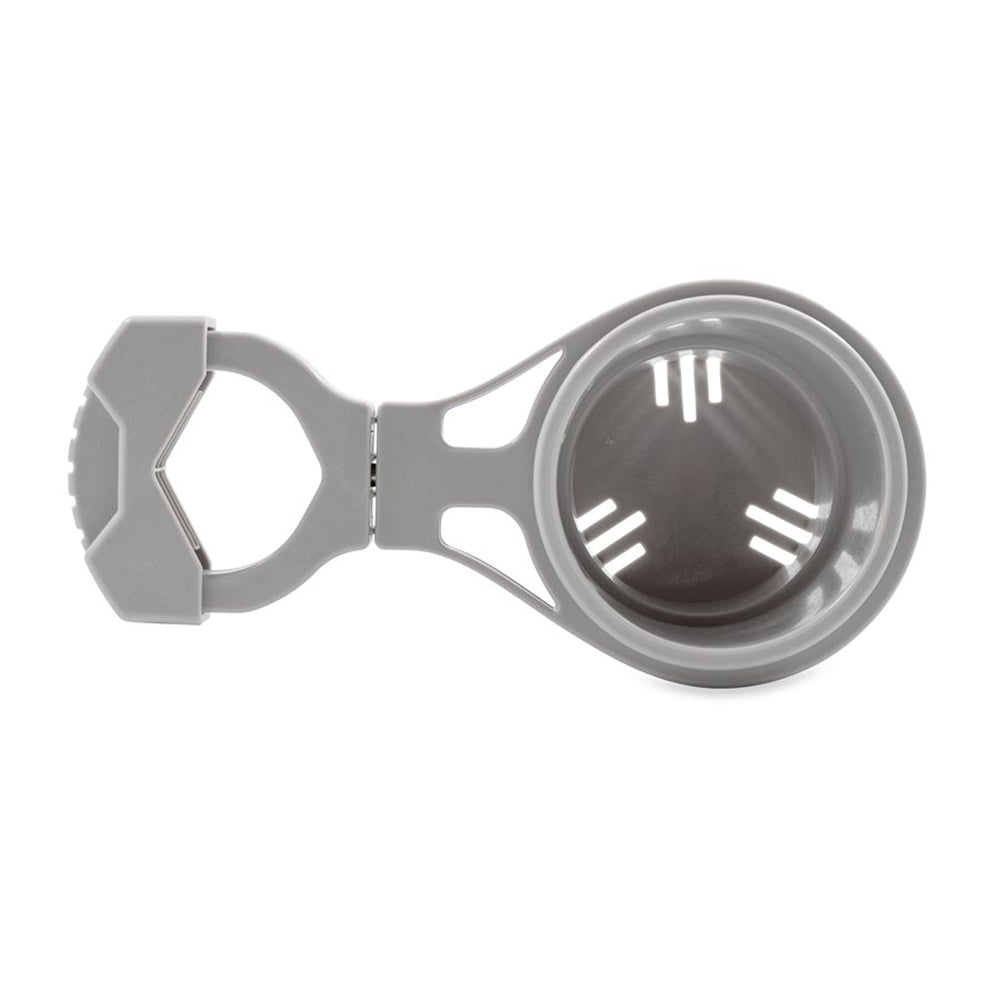 Camco Clamp-On Rail Mounted Cup Holder - Large for Up to 2" Rail - Grey [53092] - BuoyMart.com  Deck / Galley Camco